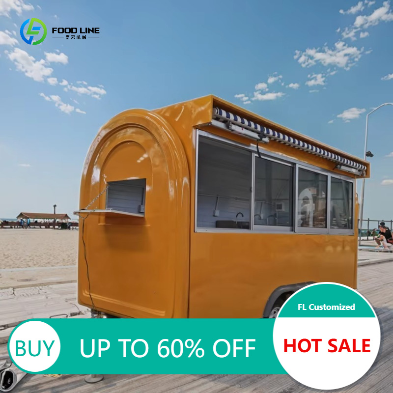 Coffee Tea Vendor - รถขายอาหารเคลื่อนที่แบบใหม่ พร้อมอุปกรณ์ครบครัน ปรับแต่งได้ตามต้องการ สำหรับขายกาแฟ ชานมไข่มุก ฮอทดอก