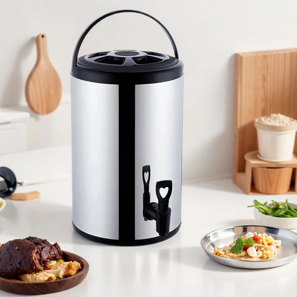 Dispenser Coffee And Tea - ถังเก็บความร้อนสองชั้น สแตนเลส ขนาด 6 ลิตร/8 ลิตร