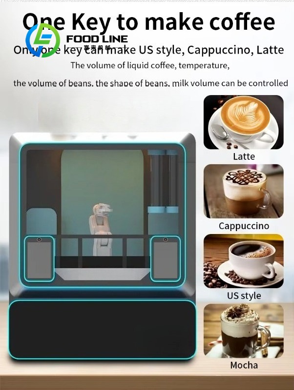 Coffee Tea Vending Machine Price - เครื่องจำหน่ายกาแฟอัจฉริยะและเครื่องดื่มอัตโนมัติเต็มรูปแบบสำหรับธุรกิจ หุ่นยนต์จำหน่ายกาแฟ ชา เมล็ดกาแฟ พร้อมระบบชำระเงินด้วยบัตร