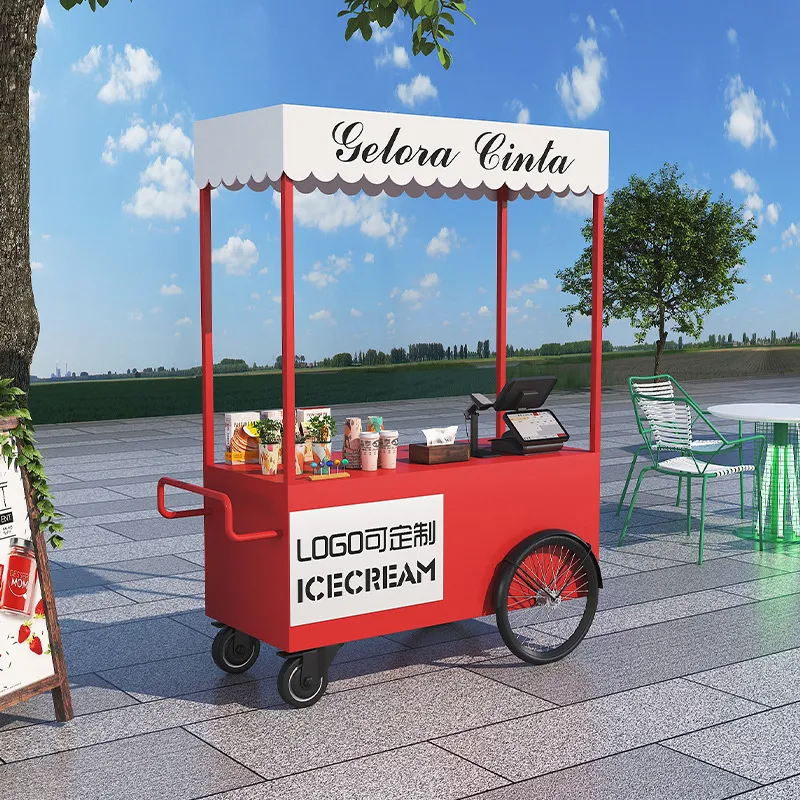 รถเข็นขายอาหารริมทาง รถเข็นขาย - Coffee Tea Vendor บทวิจารณ์และราคา