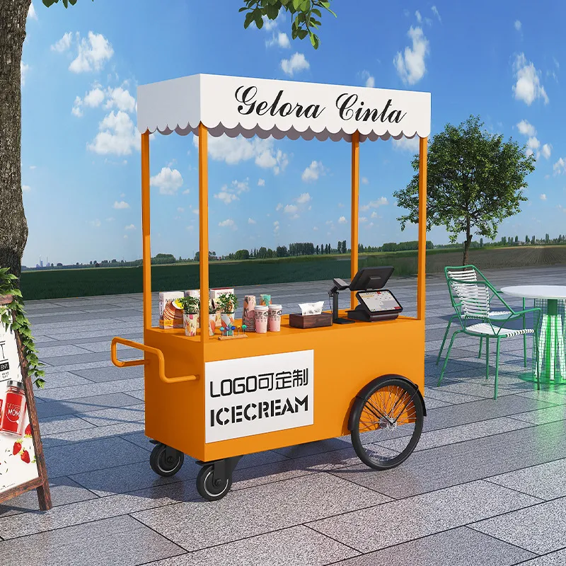 รถเข็นขายอาหารริมทาง รถเข็นขาย - Coffee Tea Vendor บทวิจารณ์และราคา