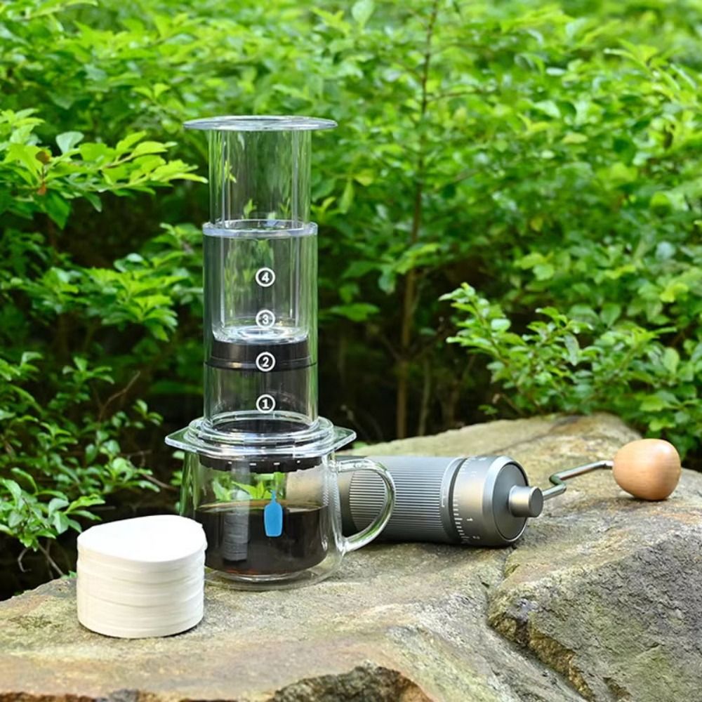 แบ่งปันหม้อกาต้มน้ํากาแฟแบบพกพ - French Press Coffee & Tea บทวิจารณ์และราคา