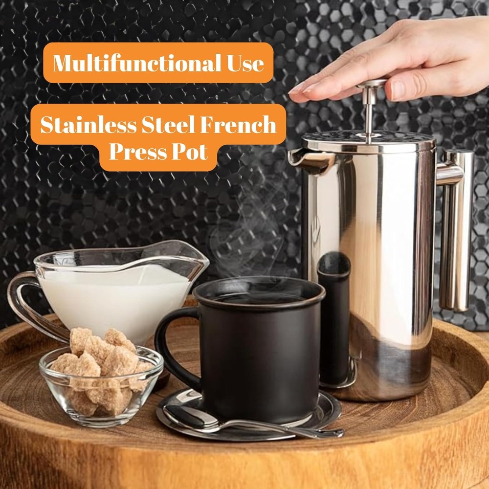 เครื่องชงกาแฟเฟรนช์เพรส สแตนเล - French Press Coffee & Tea บทวิจารณ์และราคา