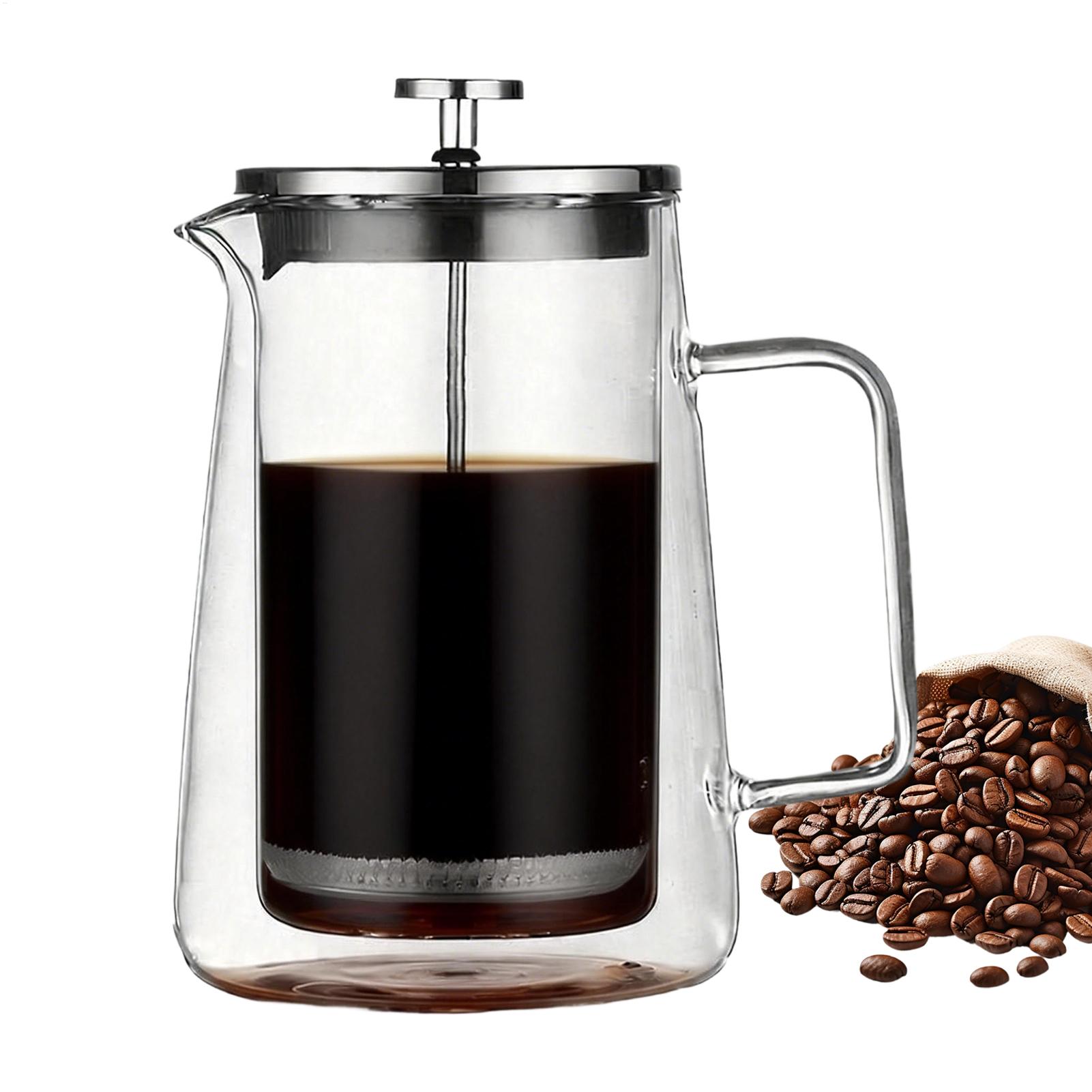 กาต้มน้ำกาแฟแบบกด แก้วสแตนเลส  - French Press Coffee & Tea บทวิจารณ์และราคา