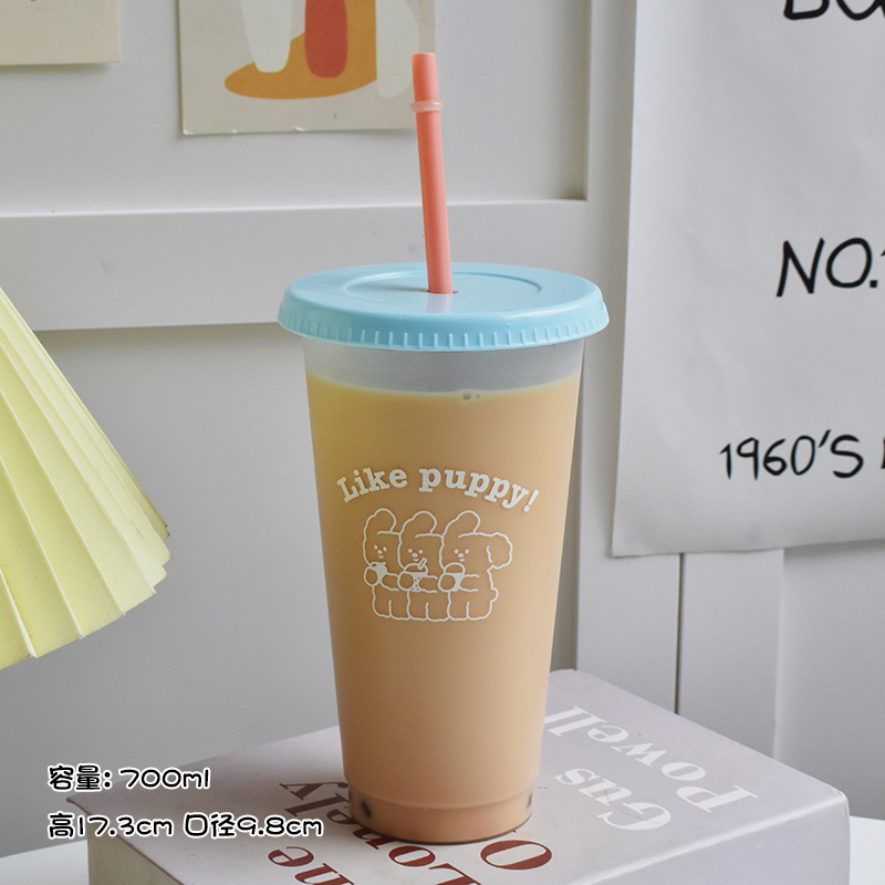 พลาสติกกระบอกน้ำน่ารักกาแฟชานม - Coffee Tea Equipment บทวิจารณ์และราคา