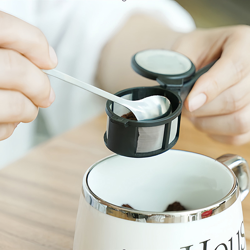 ช้อนกรองผงกาแฟแบบแคปซูล 1 ชิ้น - Dispenser Coffee And Tea บทวิจารณ์และราคา