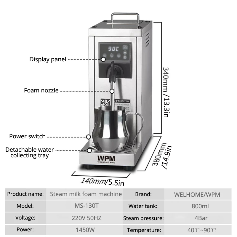 เครื่องต้มน้ำ เครื่องทำฟองนม เ - Coffee Tea Equipment บทวิจารณ์และราคา