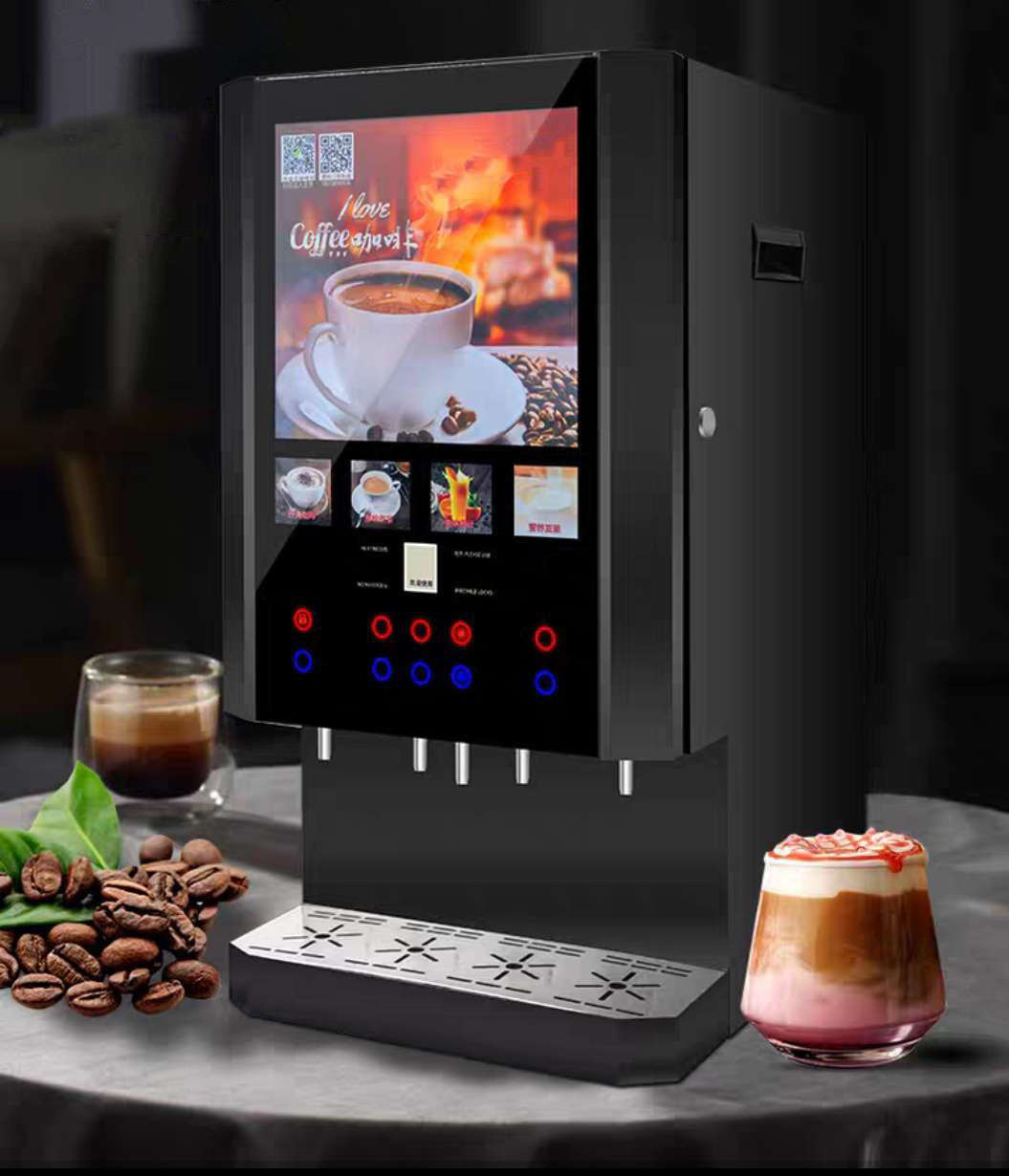 เครื่องจำหน่ายกาแฟและชาแบบอัตโ - Coffee Tea Vending Machine Price บทวิจารณ์และราคา