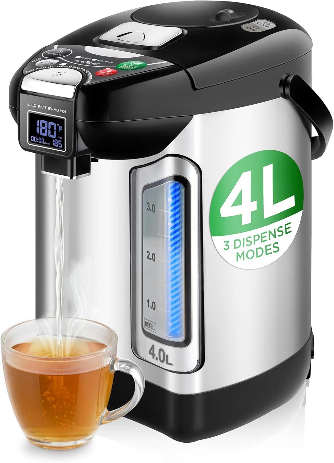 เครื่องทำน้ำร้อนไฟฟ้า 4 ลิตร พ - Dispenser Coffee And Tea บทวิจารณ์และราคา