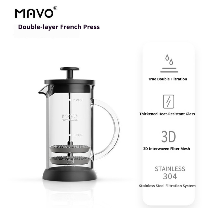 เครื่องชงกาแฟแบบเฟรนช์เพรส MAV - French Press Coffee & Tea บทวิจารณ์และราคา