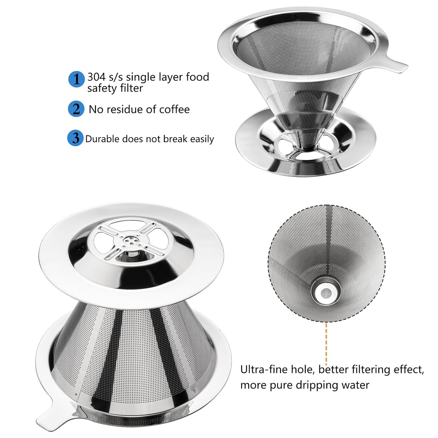 ที่ใส่ตัวกรองกาแฟแบบใช้ซ้ำได้อ - Dispenser Coffee And Tea บทวิจารณ์และราคา