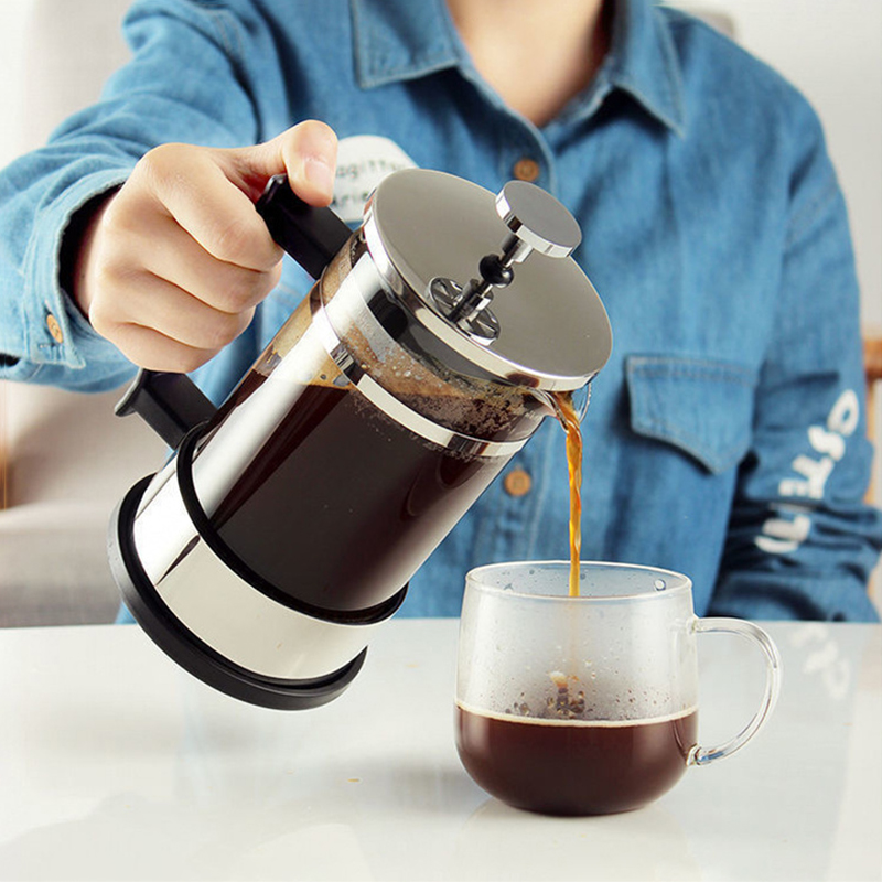 หม้อกาแฟเฟรนช์เพรสพร้อมตัวกรอง - French Press Coffee & Tea บทวิจารณ์และราคา